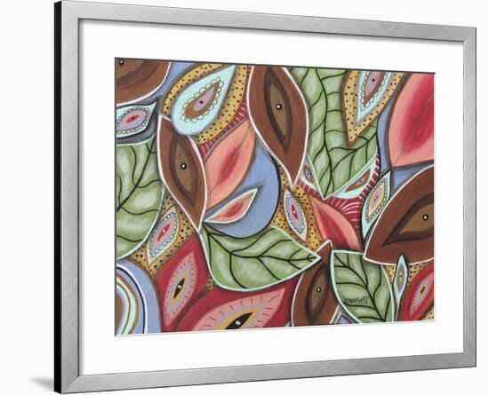 Leaves Medley 1-Karla Gerard-Framed Giclee Print