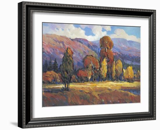 Leaves of Fire I-Tim O'toole-Framed Art Print