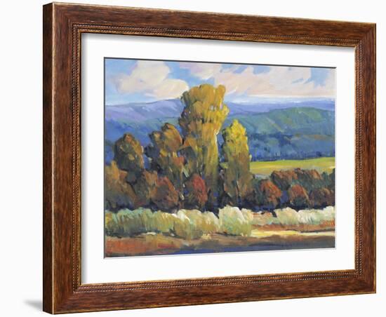 Leaves of Fire II-Tim O'toole-Framed Art Print