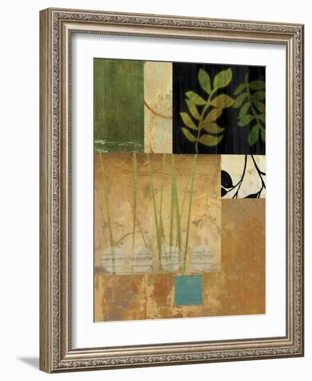 Leaves of Green II-Andrew Michaels-Framed Art Print