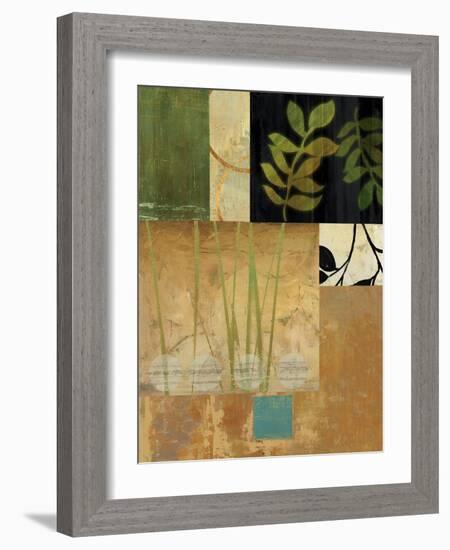 Leaves of Green II-Andrew Michaels-Framed Art Print