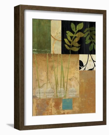 Leaves of Green II-Andrew Michaels-Framed Art Print