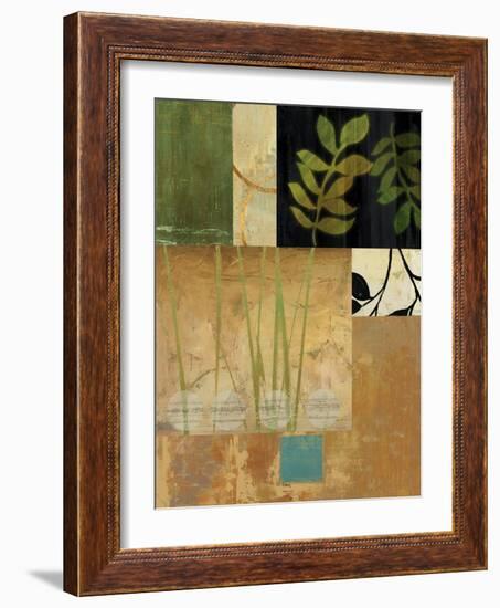 Leaves of Green II-Andrew Michaels-Framed Art Print