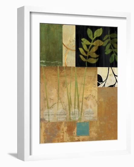 Leaves of Green II-Andrew Michaels-Framed Art Print