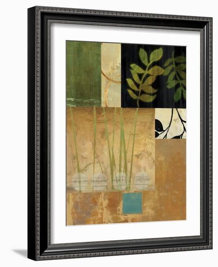 Leaves of Green II-Andrew Michaels-Framed Art Print