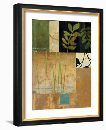 Leaves of Green II-Andrew Michaels-Framed Art Print