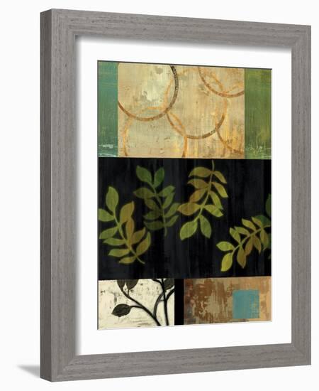 Leaves of Green II-Andrew Michaels-Framed Art Print