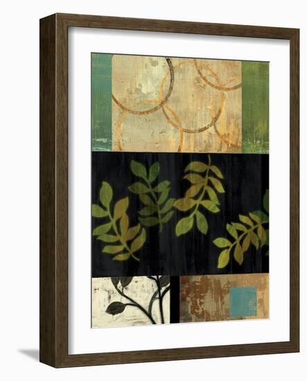 Leaves of Green II-Andrew Michaels-Framed Art Print