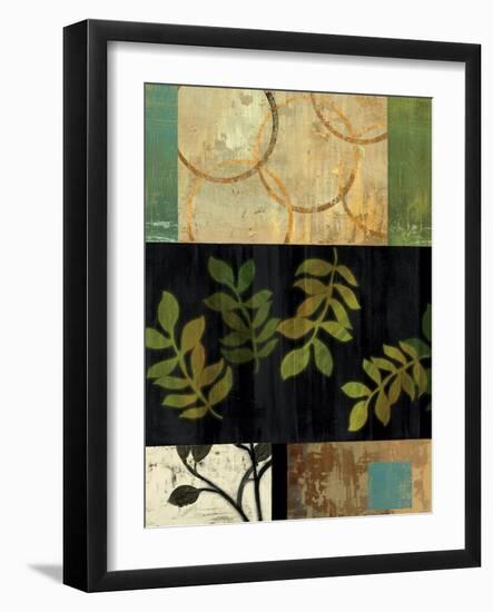 Leaves of Green II-Andrew Michaels-Framed Art Print