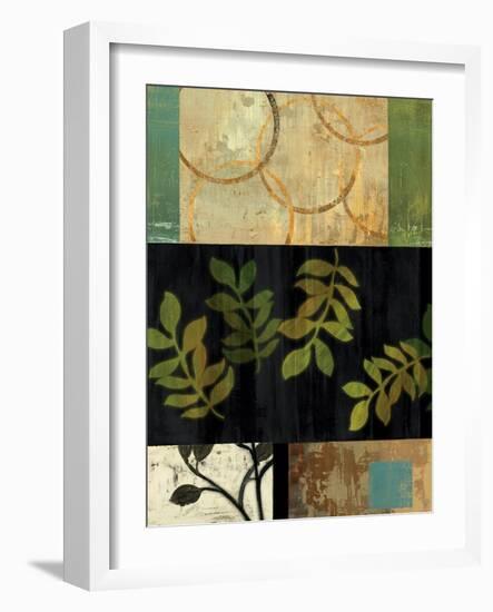 Leaves of Green II-Andrew Michaels-Framed Art Print