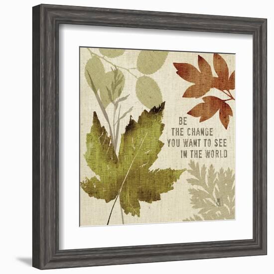 Leaves of Inspiration I-Sarah Mousseau-Framed Art Print