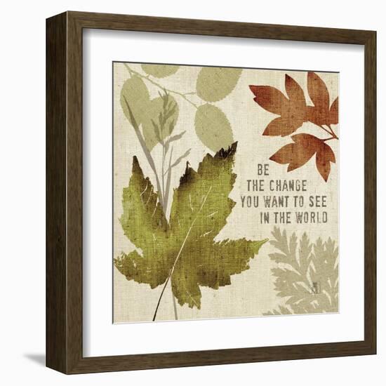 Leaves of Inspiration I-Sarah Mousseau-Framed Art Print