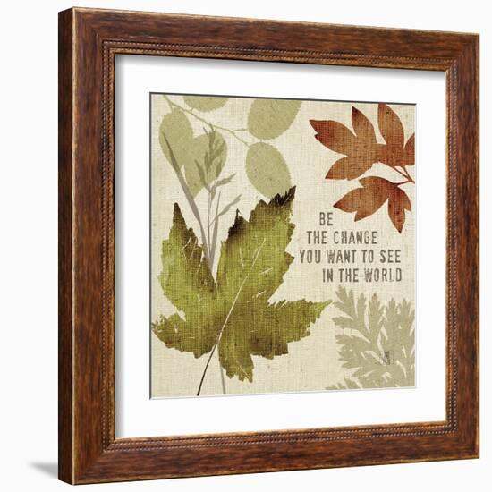 Leaves of Inspiration I-Sarah Mousseau-Framed Art Print