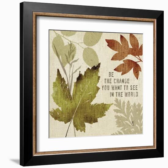 Leaves of Inspiration I-Sarah Mousseau-Framed Art Print