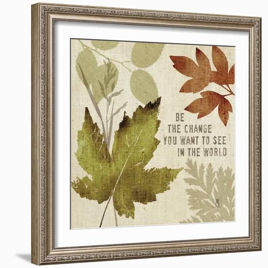 Leaves of Inspiration I-Sarah Mousseau-Framed Art Print