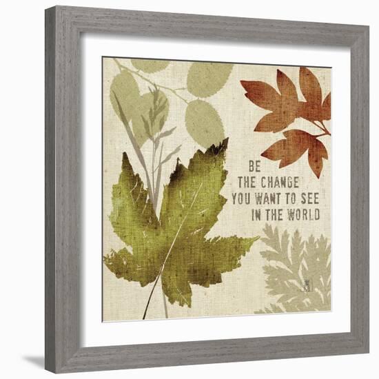 Leaves of Inspiration I-Sarah Mousseau-Framed Art Print