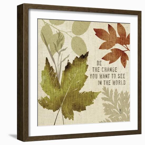 Leaves of Inspiration I-Sarah Mousseau-Framed Art Print