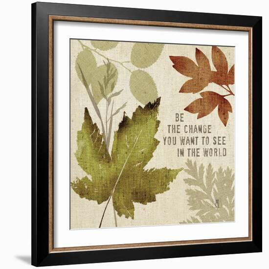 Leaves of Inspiration I-Sarah Mousseau-Framed Art Print