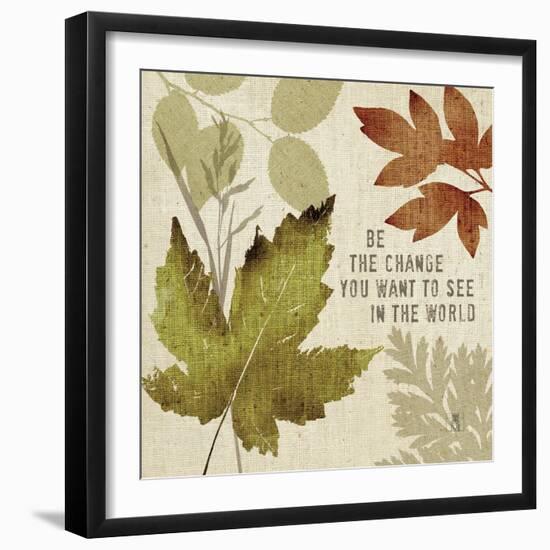 Leaves of Inspiration I-Sarah Mousseau-Framed Art Print