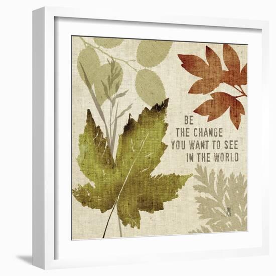 Leaves of Inspiration I-Sarah Mousseau-Framed Art Print