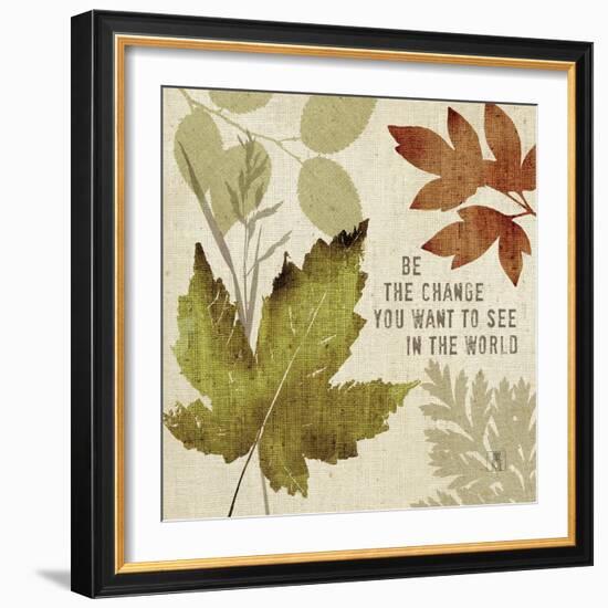 Leaves of Inspiration I-Sarah Mousseau-Framed Art Print