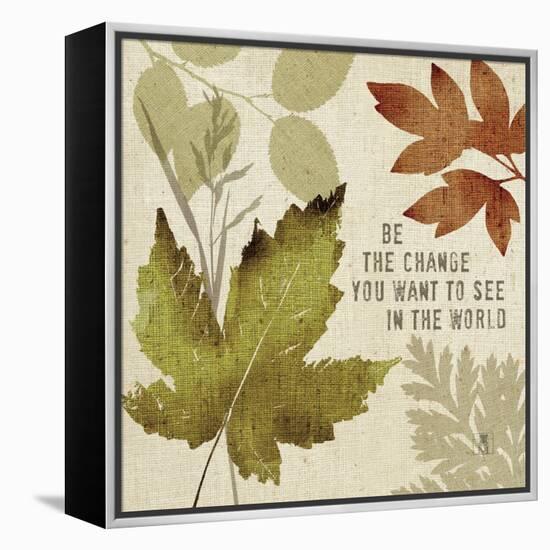 Leaves of Inspiration I-Sarah Mousseau-Framed Stretched Canvas