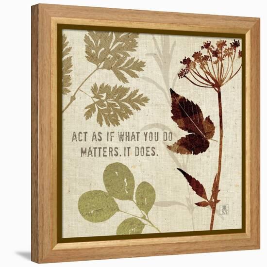 Leaves of Inspiration IV-Sarah Mousseau-Framed Stretched Canvas