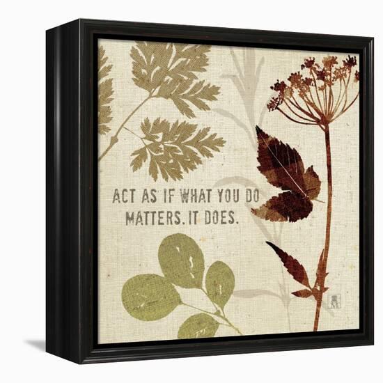 Leaves of Inspiration IV-Sarah Mousseau-Framed Stretched Canvas