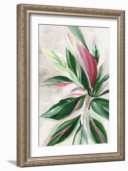 Leaves of Pink I-Asia Jensen-Framed Art Print