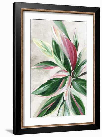 Leaves of Pink I-Asia Jensen-Framed Art Print