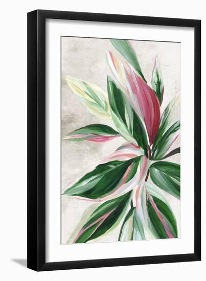 Leaves of Pink I-Asia Jensen-Framed Art Print