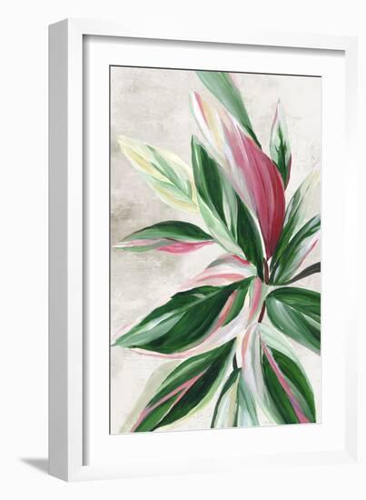 Leaves of Pink I-Asia Jensen-Framed Art Print