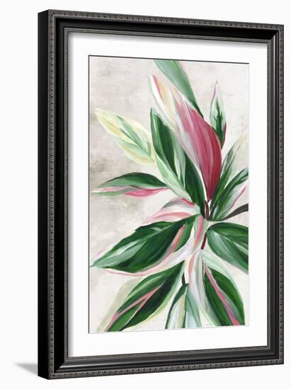 Leaves of Pink I-Asia Jensen-Framed Art Print