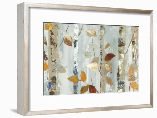 Leaves on Birch-Allison Pearce-Framed Art Print