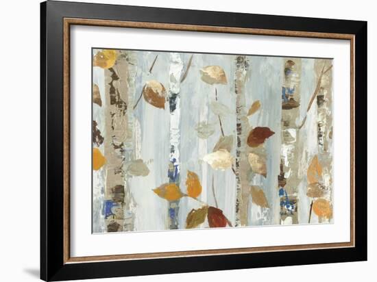 Leaves on Birch-Allison Pearce-Framed Art Print