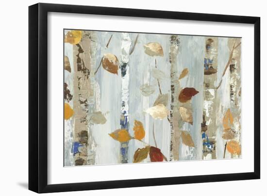 Leaves on Birch-Allison Pearce-Framed Art Print