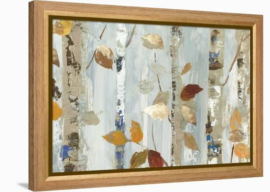 Leaves on Birch-Allison Pearce-Framed Stretched Canvas