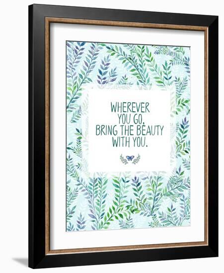 Leaves Pattern-Irina Trzaskos Studios-Framed Giclee Print