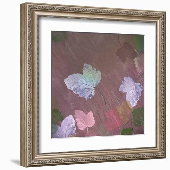 Leaves pinks-Claire Westwood-Framed Art Print