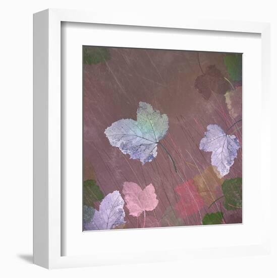 Leaves pinks-Claire Westwood-Framed Art Print