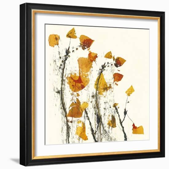 Leaves Still Life-Nel Talen-Framed Giclee Print