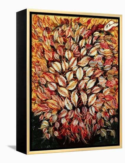 Leaves-Seraphine (de Senlis) Louis-Framed Stretched Canvas