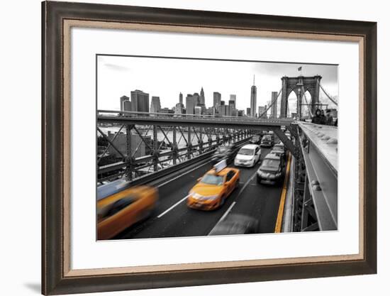 Leaving Manhattan-null-Framed Giclee Print