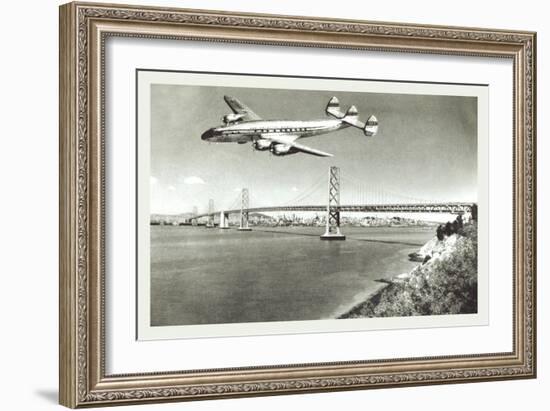 Leaving San Francisco-null-Framed Art Print