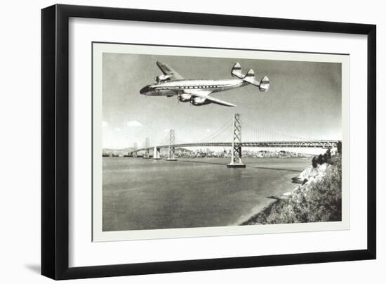 Leaving San Francisco-null-Framed Art Print