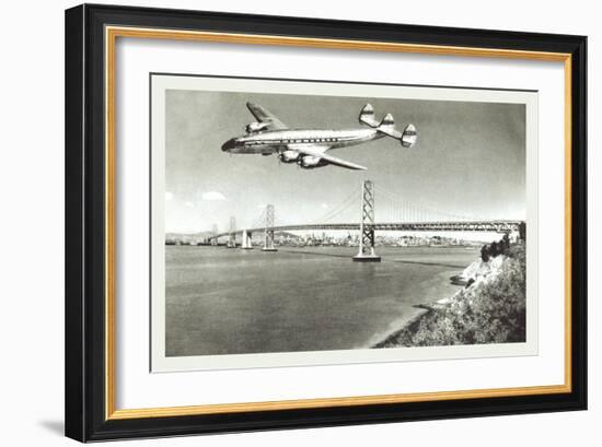 Leaving San Francisco-null-Framed Art Print