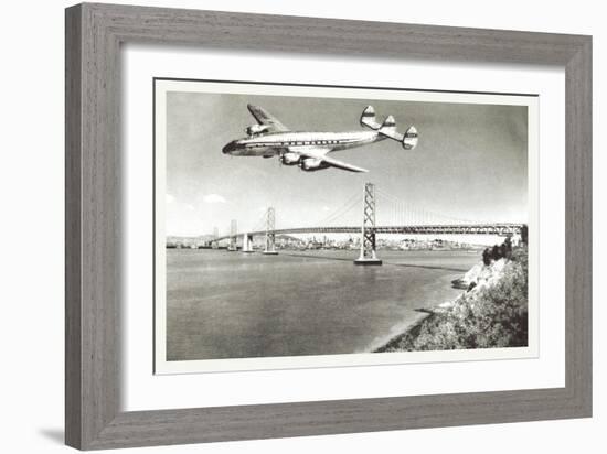 Leaving San Francisco-null-Framed Art Print