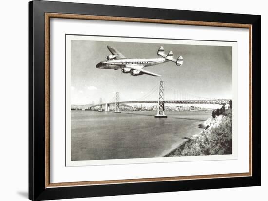 Leaving San Francisco-null-Framed Art Print