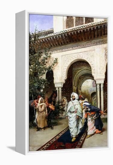 Leaving the Alhambra, 1887-Harry Humphrey Moore-Framed Premier Image Canvas