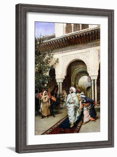 Leaving the Alhambra, 1887-Harry Humphrey Moore-Framed Giclee Print